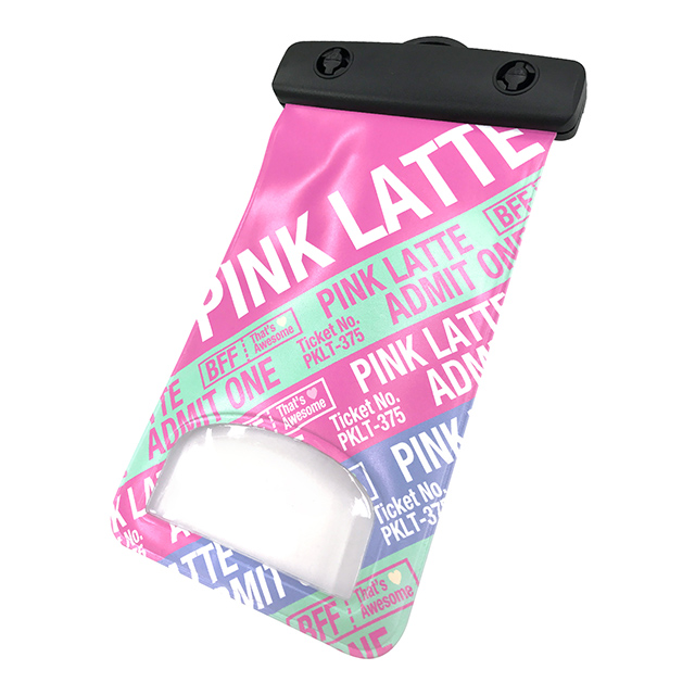 PINK-latte 防水ポーチ (ADMIT ONE/ピンク)サブ画像