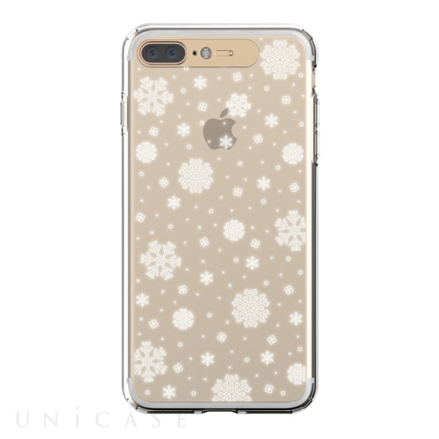 【iPhone8 Plus/7 Plus ケース】Soft Lighting Clear Case Snow (ゴールド)
