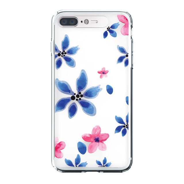 【iPhone8 Plus/7 Plus ケース】Soft Lighting Clear Case Flower Gardenia (ブラック)goods_nameサブ画像