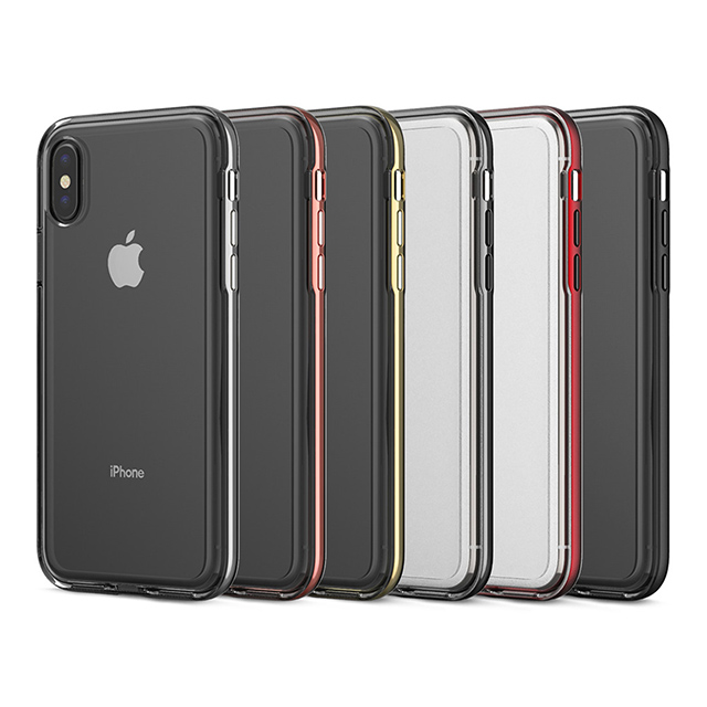 【iPhoneXS/X ケース】ACHROME SHIELD Premium CASE (クロームローズゴールド)goods_nameサブ画像