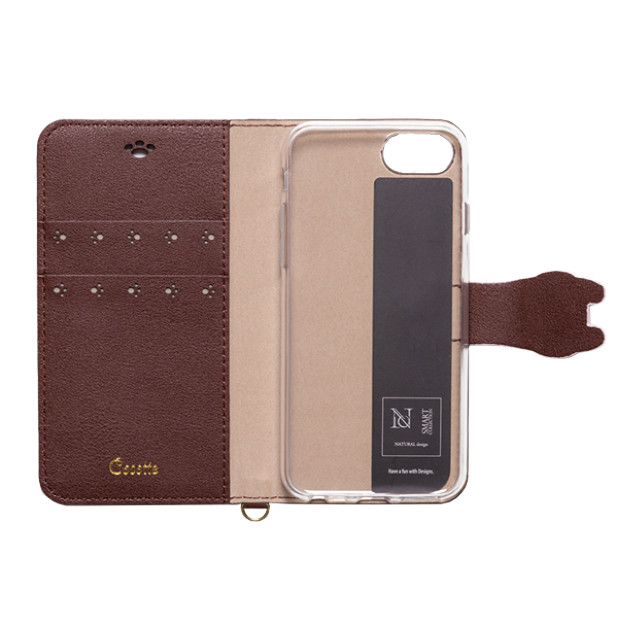 【iPhoneSE(第3/2世代)/8/7/6s/6 ケース】手帳型ケース Cocotte (Brown)goods_nameサブ画像