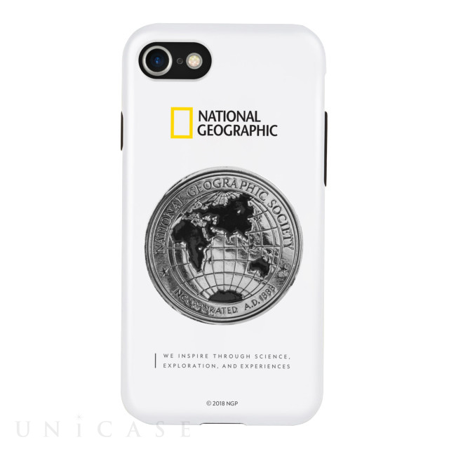 【iPhoneSE(第3/2世代)/8/7 ケース】Global Seal Metal-Deco Case (ホワイト)
