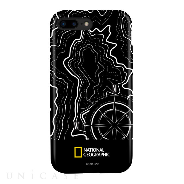 【iPhone8 Plus/7 Plus ケース】Topography Case Double Protective (ブラック)