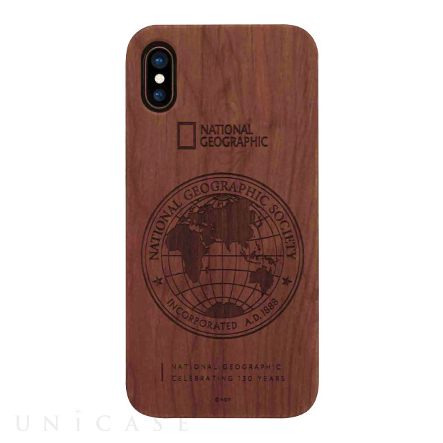 【iPhoneXS/X ケース】130th Anniversary case Nature Wood (ローズウッド)