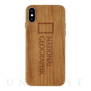 【iPhoneXS/X ケース】Nature Wood (チェリ...