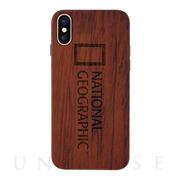 【iPhoneXS/X ケース】Nature Wood (ローズ...