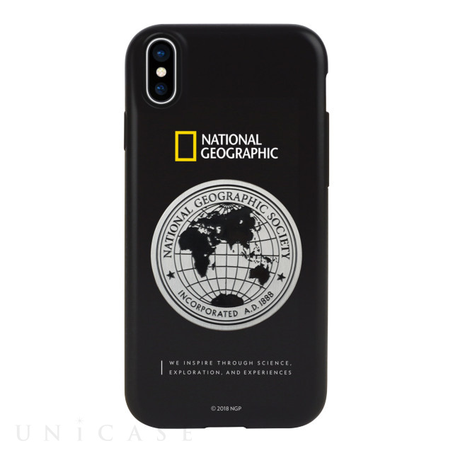 【iPhoneXS/X ケース】Global Seal Metal-Deco Case (ブラック)