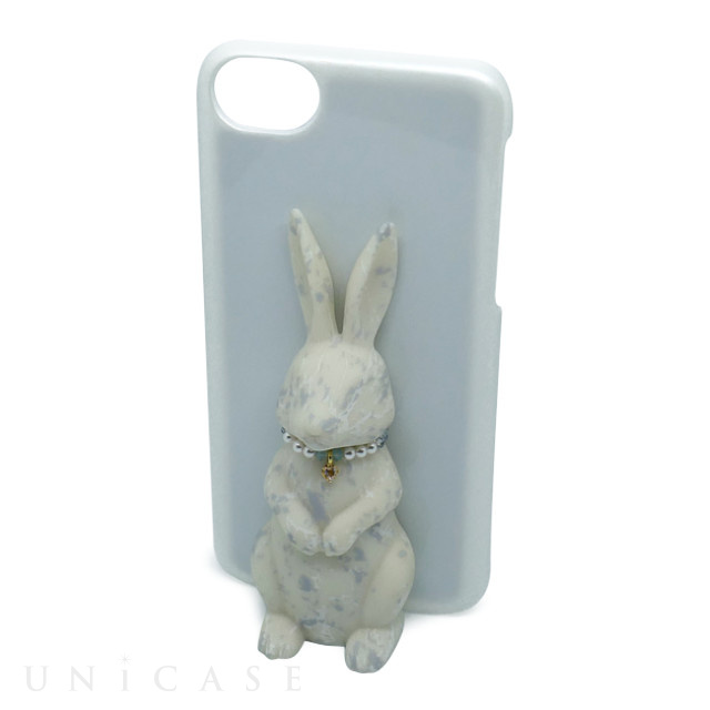 【iPhone8/7/6s/6 ケース】Rabbit Case (White＋White)