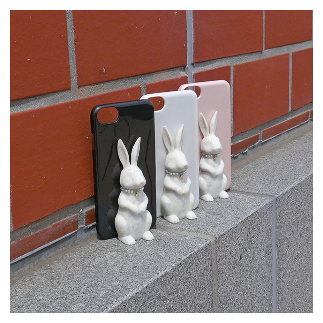 【iPhone8/7/6s/6 ケース】Rabbit Case (White＋White)サブ画像