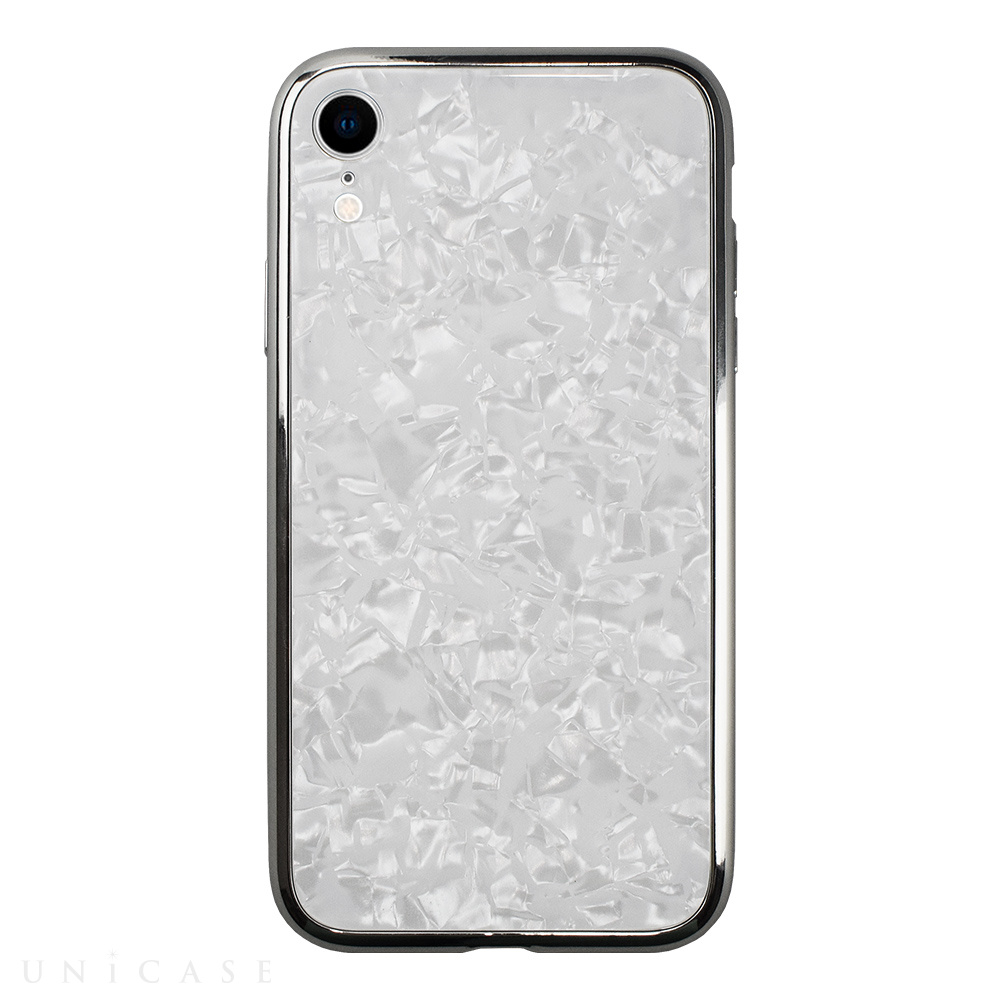 【iPhoneXR ケース】Glass Shell Case for iPhoneXR (White)