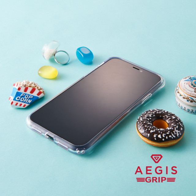 【iPhoneXS/X ケース】[Aegis Grip]衝撃吸収フルカバーTPUケース (クリア)サブ画像