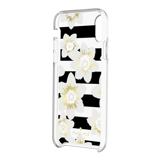 【iPhoneXR ケース】Protective Hardshell -GARDEN BLOOM black/cream/gold/crystal gems/cleargoods_nameサブ画像