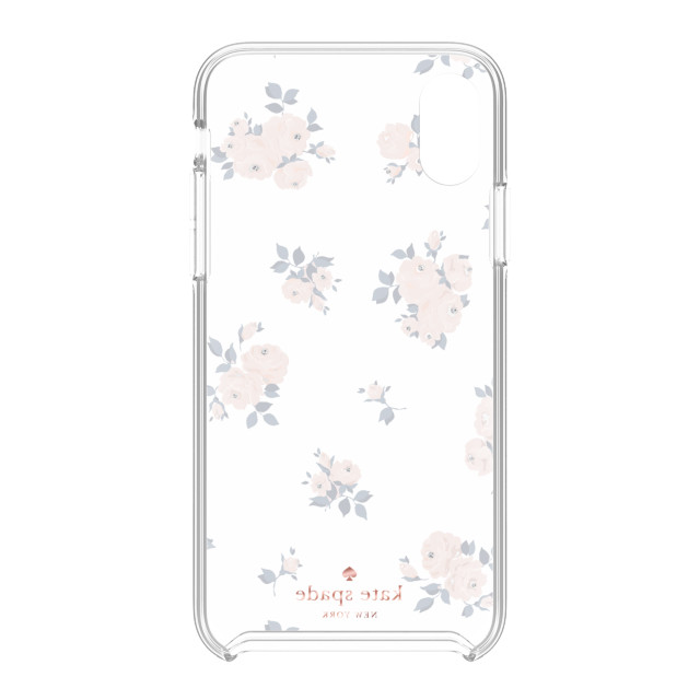 【iPhoneXR ケース】Protective Hardshell -HAPPY ROSE navy/pink /crystal gems/rose gold/gold/cleargoods_nameサブ画像