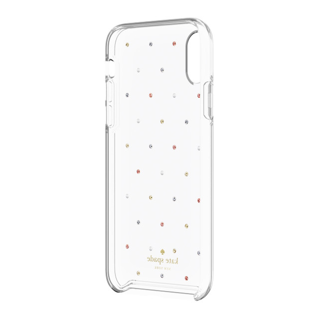 【iPhoneXR ケース】Protective Hardshell -PIN DOT gems/pearls/clearサブ画像