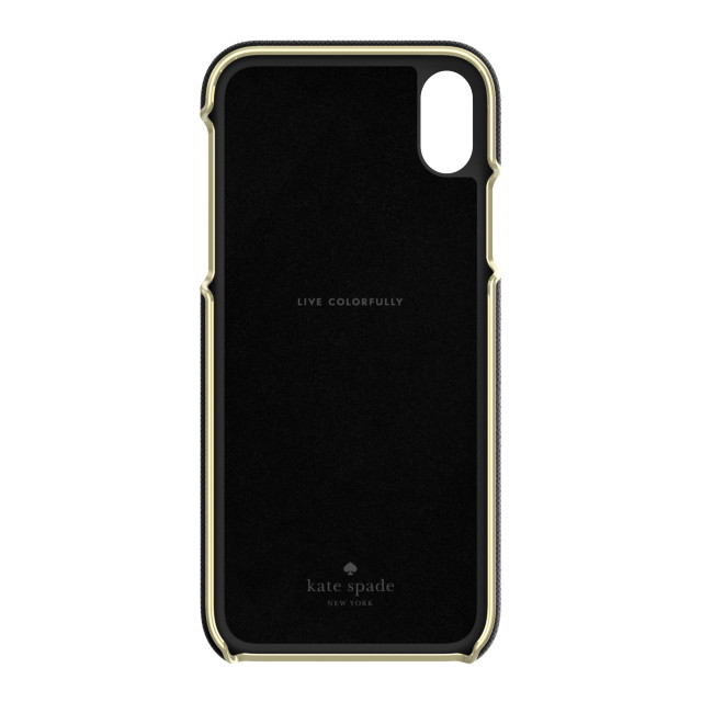 【iPhoneXR ケース】INLAY WRAP -SAFFIANO blackgoods_nameサブ画像