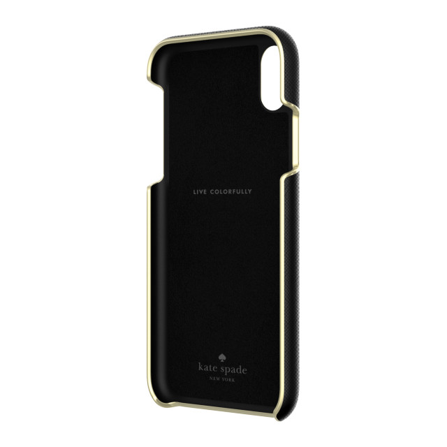 【iPhoneXR ケース】INLAY WRAP -SAFFIANO blackgoods_nameサブ画像