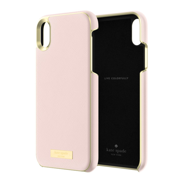 【iPhoneXR ケース】INLAY WRAP -SAFFIANO rose quartzgoods_nameサブ画像