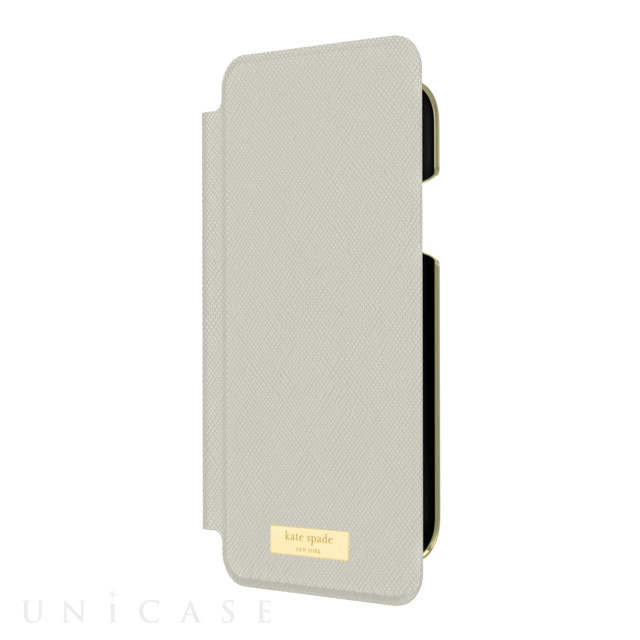 【iPhoneXR ケース】INLAY WRAP FOLIO -SAFFIANO clocktower