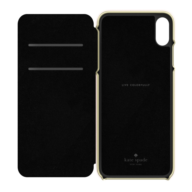 【iPhoneXS Max ケース】INLAY WRAP FOLIO -SAFFIANO rose quartzgoods_nameサブ画像