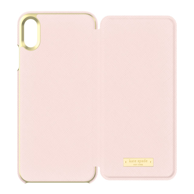 【iPhoneXS Max ケース】INLAY WRAP FOLIO -SAFFIANO rose quartzgoods_nameサブ画像