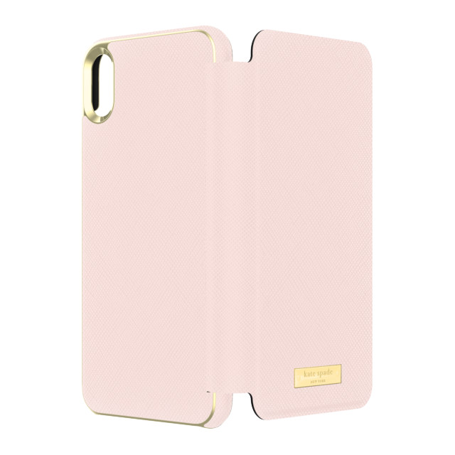 【iPhoneXS Max ケース】INLAY WRAP FOLIO -SAFFIANO rose quartzgoods_nameサブ画像