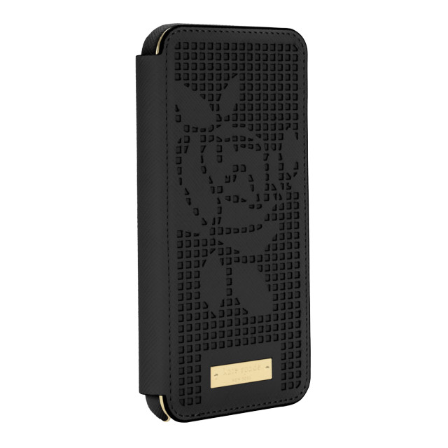 【iPhoneXS/X ケース】INLAY WRAP FOLIO -ROSE PERF blackgoods_nameサブ画像