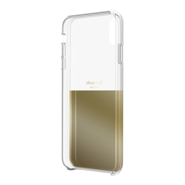 【iPhoneXS Max ケース】HALF CLEAR CRYSTAL -GOLD/gold foil/clearサブ画像