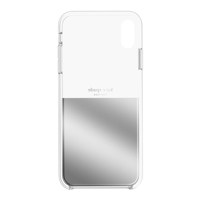 【iPhoneXS Max ケース】HALF CLEAR CRYSTAL -SILVER/silver foil/cleargoods_nameサブ画像