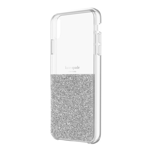 【iPhoneXS Max ケース】HALF CLEAR CRYSTAL -SILVER/silver foil/clearサブ画像