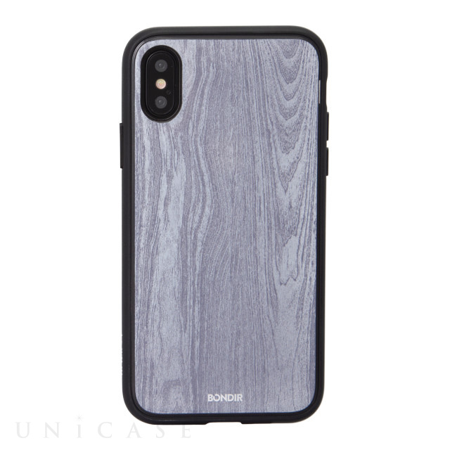 【iPhoneXS/X ケース】CLEAR COAT (WOOD GRAIN)