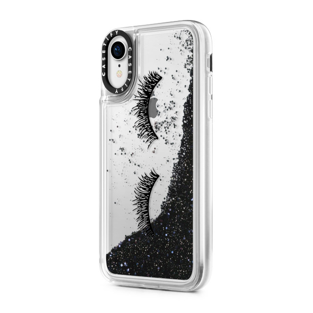 【iPhoneXR ケース】Glitter Case (Eyelash)/Black Glitterサブ画像