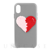 【iPhoneXR ケース】Woolly (Heart Grey...