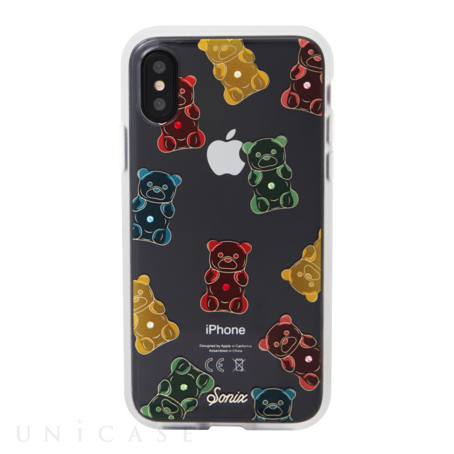 【iPhoneXS/X ケース】EMBELLISHED CRYSTAL (RHINESTONE GUMMY BEAR)