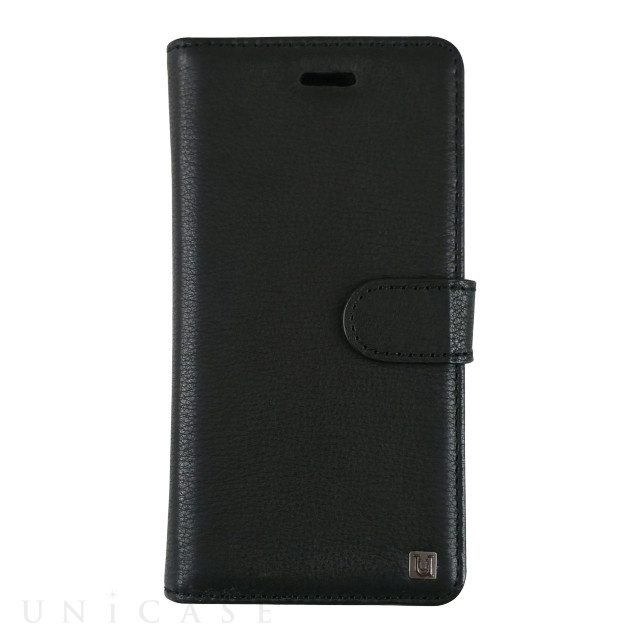 【iPhoneXS/X ケース】PROTECTIVE GENUINE LEATHER FOLIO with HARD SHELL (BLACK)