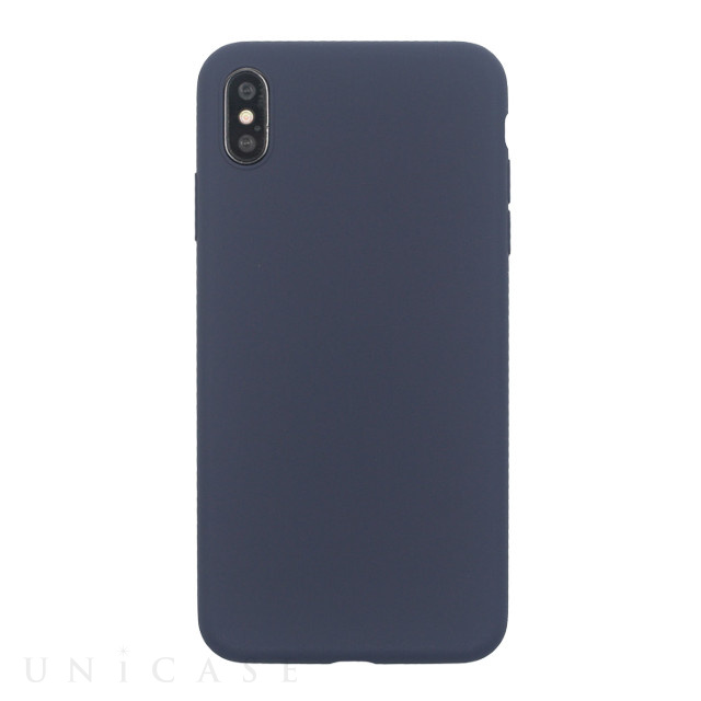 【iPhoneXS/X ケース】EXTRA SLIM SILICONE CASE (Midnight Blue)