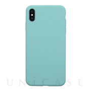 【iPhoneXS/X ケース】EXTRA SLIM SILICONE CASE (Sea Blue)