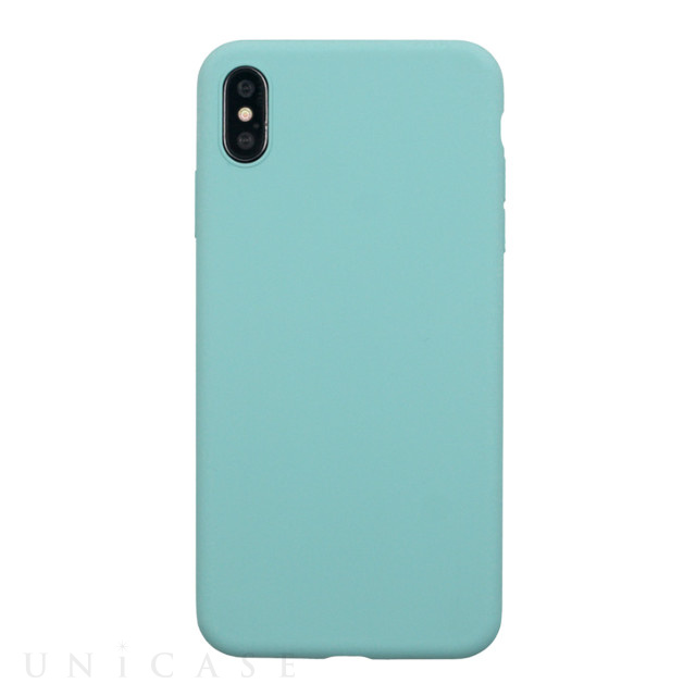 【iPhoneXS/X ケース】EXTRA SLIM SILICONE CASE (Sea Blue)