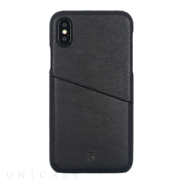 【iPhoneXS/X ケース】ANTIQUE POCKET (Black)