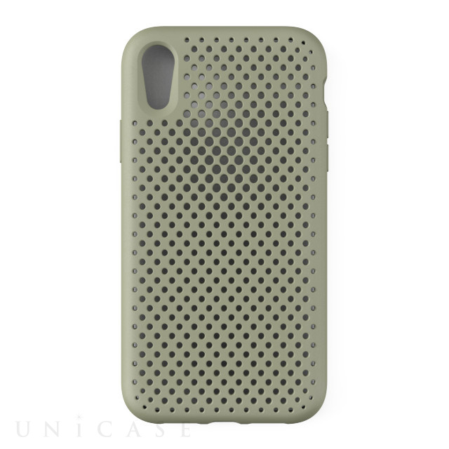 【iPhoneXR ケース】Mesh Case (Clay Green)