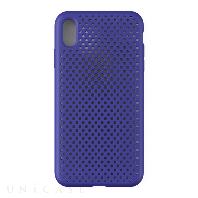 【iPhoneXS Max ケース】Mesh Case (Neo Blue)