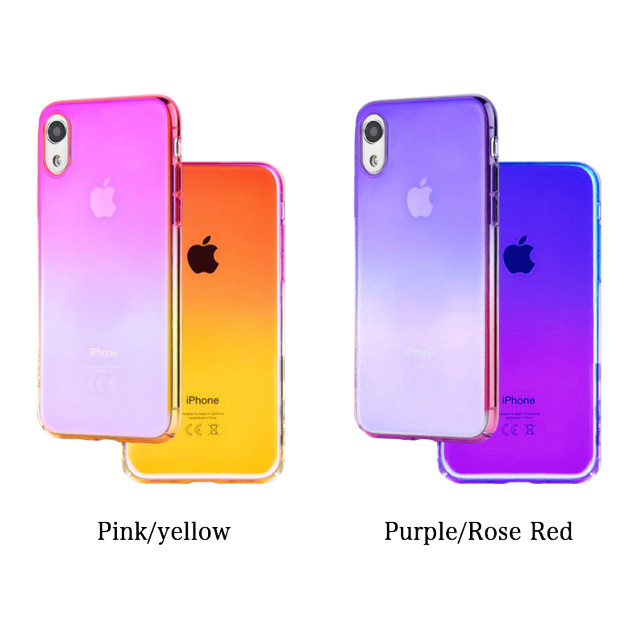 【iPhoneXR ケース】Aurora Series Case (Pink/Yellow)goods_nameサブ画像