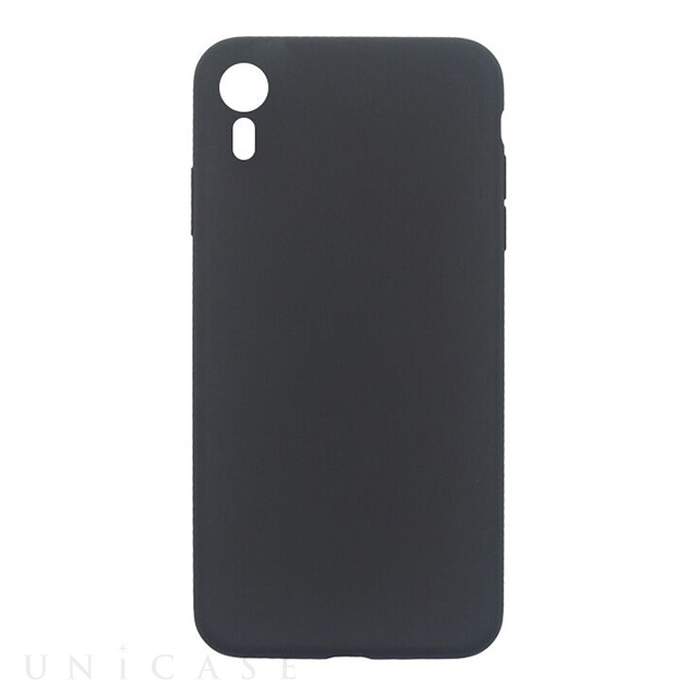 【iPhoneXR ケース】EXTRA SLIM SILICONE CASE (Black)