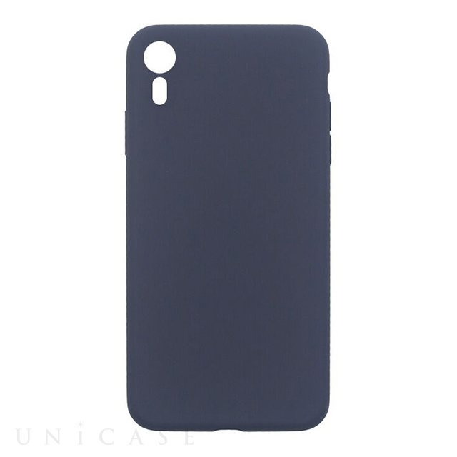 【iPhoneXR ケース】EXTRA SLIM SILICONE CASE (Midnight Blue)