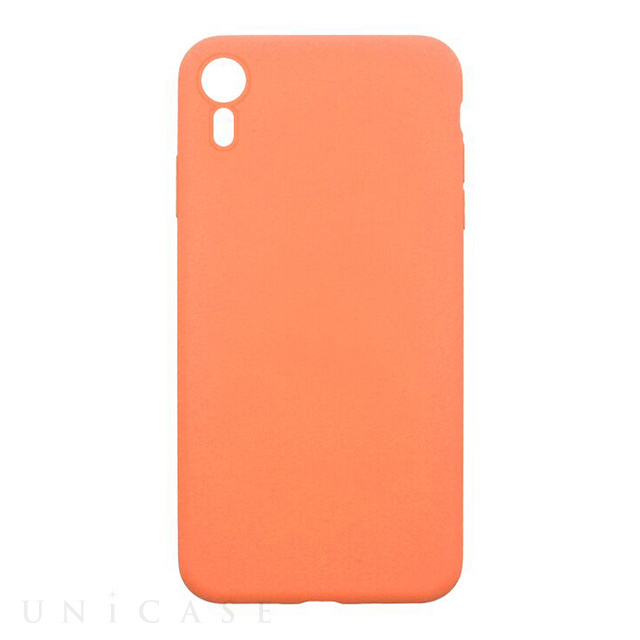 【iPhoneXR ケース】EXTRA SLIM SILICONE CASE (Peach)