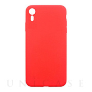 【iPhoneXR ケース】EXTRA SLIM SILICONE CASE (Red)