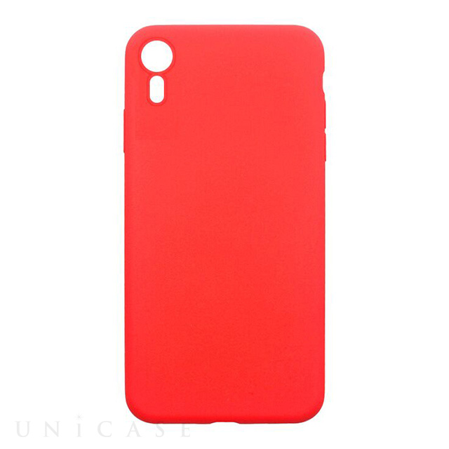 【iPhoneXR ケース】EXTRA SLIM SILICONE CASE (Red)