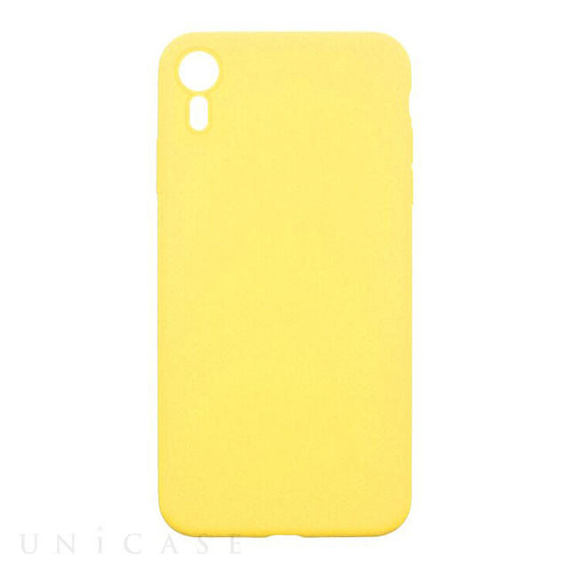 【iPhoneXR ケース】EXTRA SLIM SILICONE CASE (Yellow)