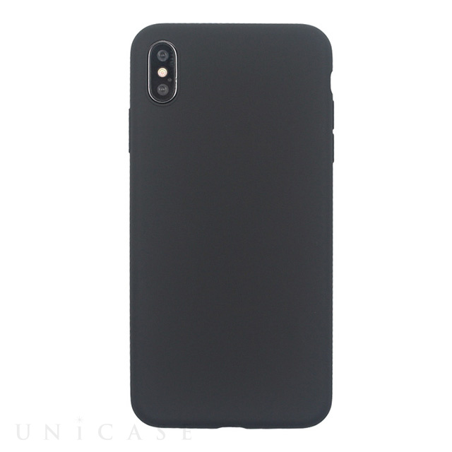 【iPhoneXS Max ケース】EXTRA SLIM SILICONE CASE (Black)