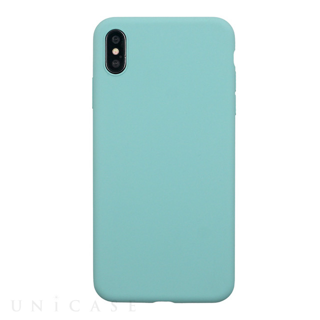 【iPhoneXS Max ケース】EXTRA SLIM SILICONE CASE (Sea Blue)