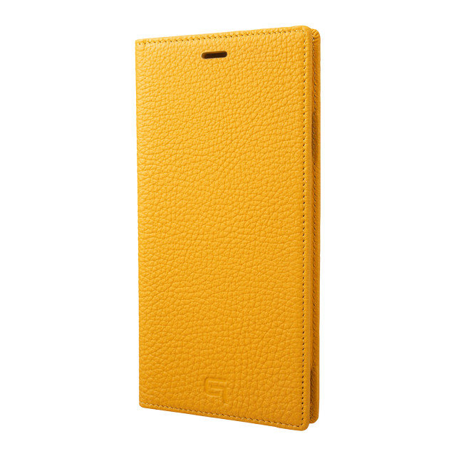 【iPhoneXS Max ケース】Shrunken-Calf Leather Book Case (Yellow)goods_nameサブ画像